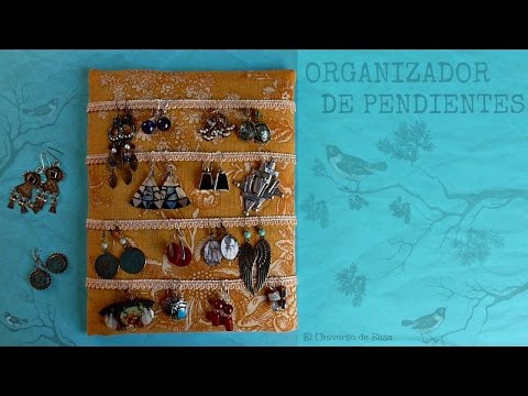 Organizador de Pendientes en un Archivador, ¡Más de 120 pares!