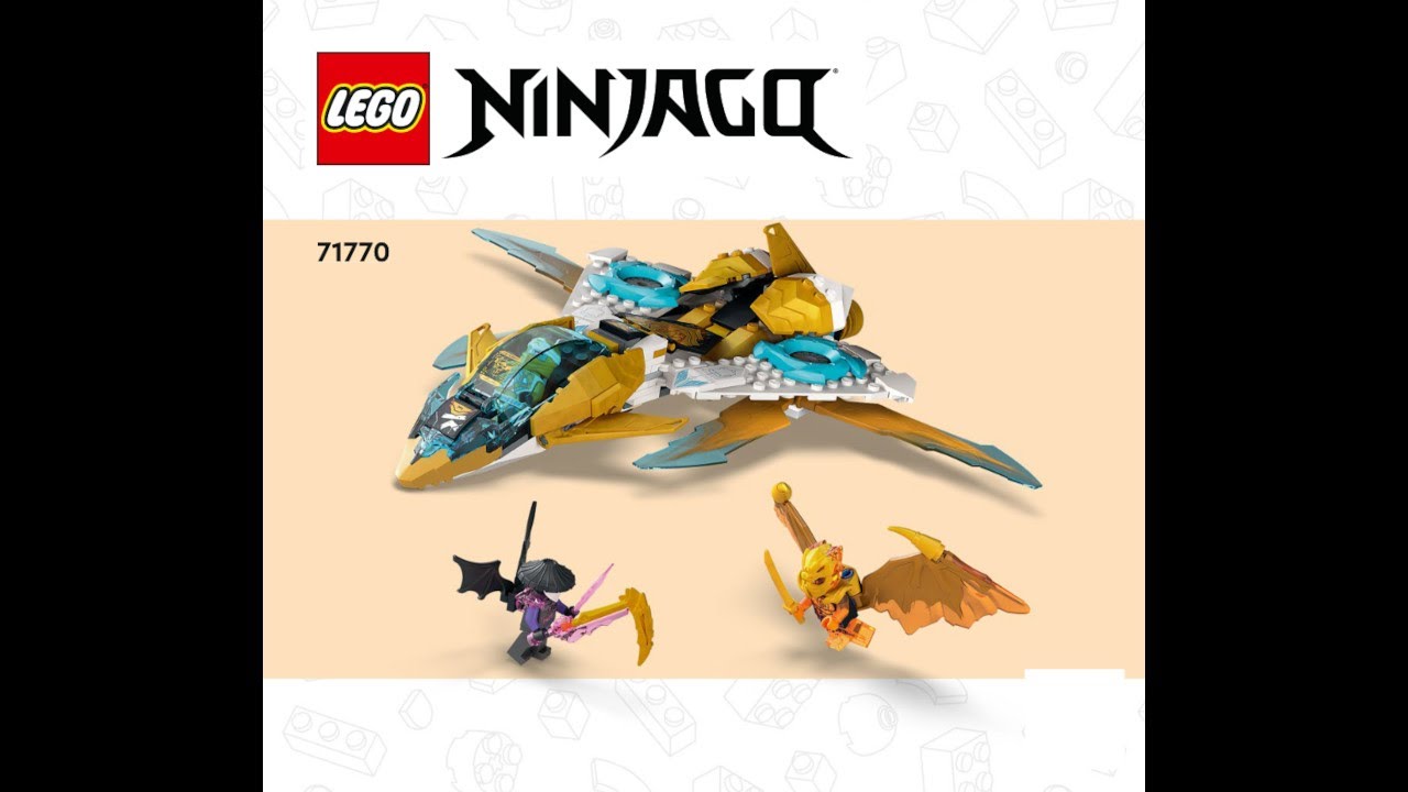 LEGO Instructions | NINJAGO | 71770 | Zane's Golden Dragon Jet