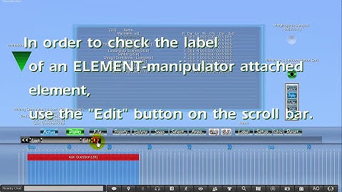 Second Life Machinima / Animation tool ■TACHYON Pro■ver1.6 Tutorial the Element Editing