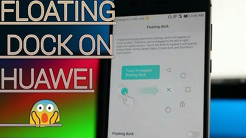 Huawei floating dock setup from settings best video