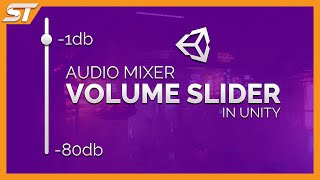 UI Volume Slider using AUDIO MIXERS | Unity Audio screenshot 5