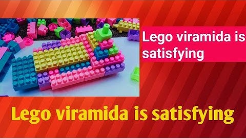 Satisfying DIY LegoPyramid ASMR/Building Blocks/block game/lego blocks #asmr #asmrsounds #fypp 