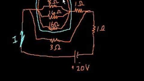Example: Analyzing a more complex resistor circuit | Physics | Khan Academy
