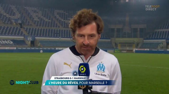 Strasbourg 0-1 OM • Les deux gros craquages de Villas Boas en conférence • HD