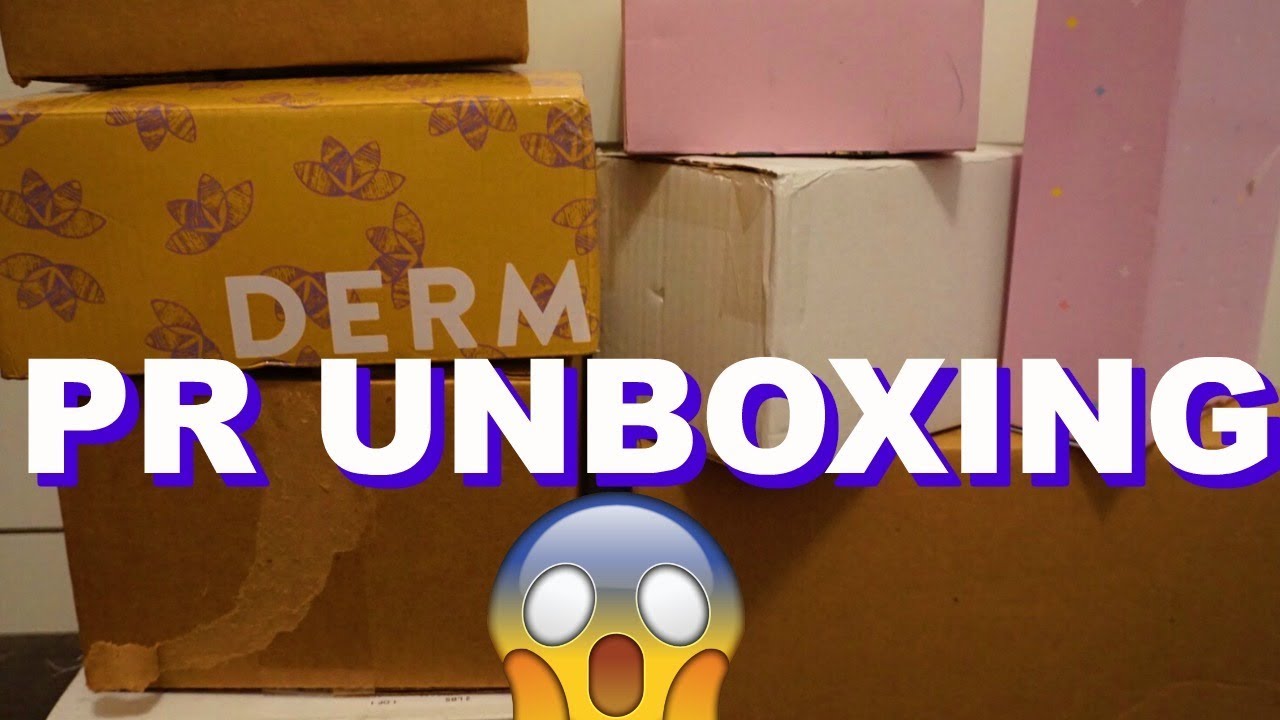 Pr Unboxing / Haul Ft Becca,Patchology,Too Faced & More!!!! - YouTube