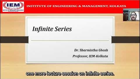 Sequence and Series - Lecture 11 - Absolute and Conditional Convergence (Re-upload)