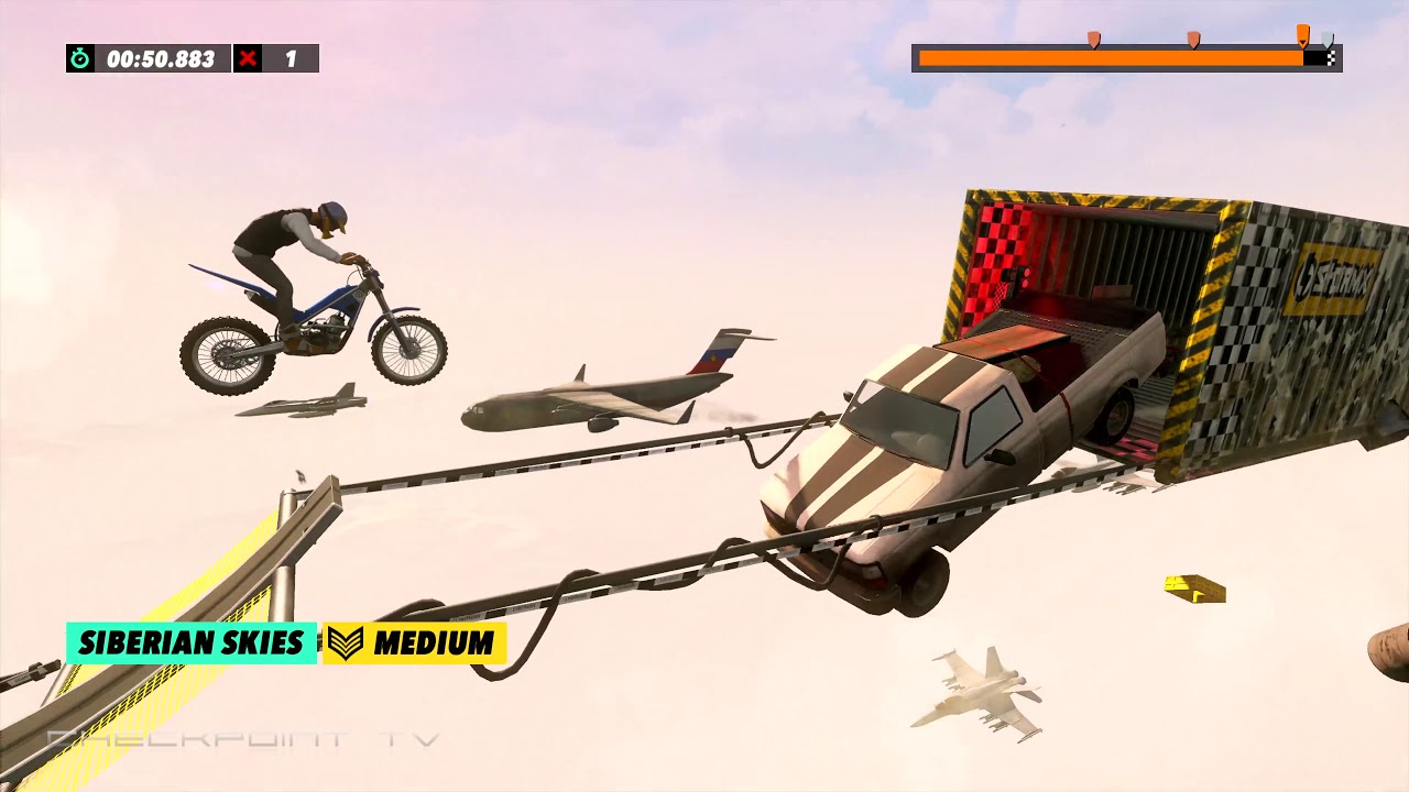 Trials Rising Preview Gameplay - The Siberian Skies [4K]