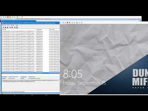 Change Lock Screen & lockout users during Upgrade TS