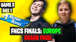 EU FNCS Grand Final Day 1 Game 2 Highlights