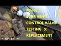 How to test and replace evap canister vent control valve p0446