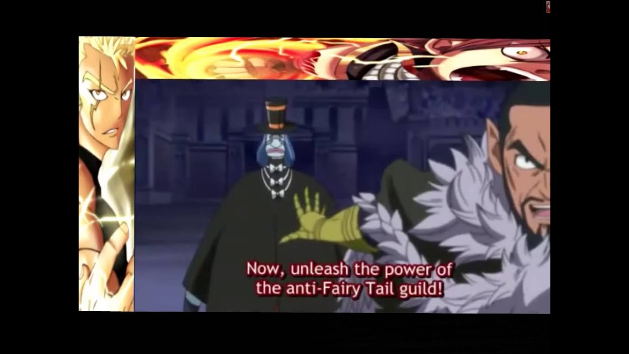 Fairy Tail Laxus Vs Raven Tail Youtube