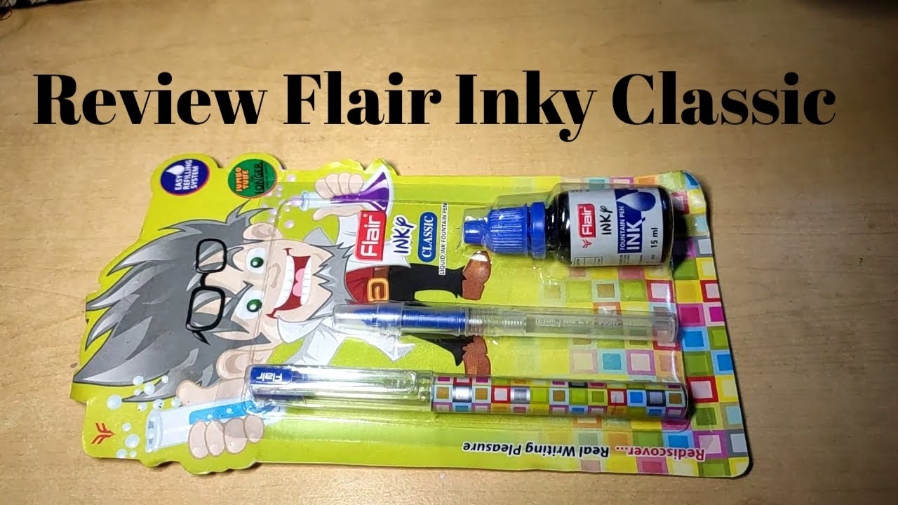 Flair Inky Classic Liquid Ink Fountain Pen with 15 ml Ink Bottle