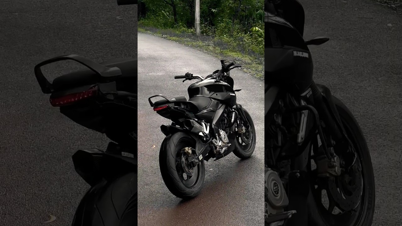 ns 200 akrapovic exhaust installation💥ns 200 modification exhaust🤯ns200 performance upgrade 