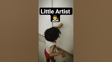 Little Artist 👨‍🎨 l Scribbling Time l Try Not to Laugh l #shorts #learnwithus @learnwithus13