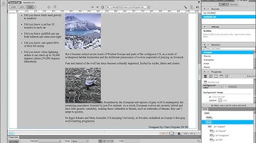 Dreamweaver - setting the wrapper and page background colours