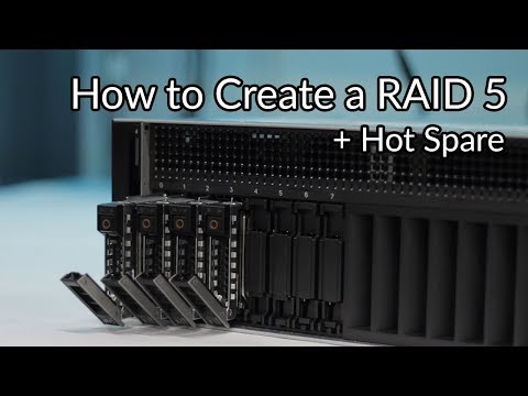 How to Create a RAID 5 + Hot Spare