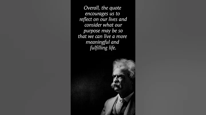 Explore the wisdom behind Mark Twain's famous quote! #shorts #quotes #wisdom