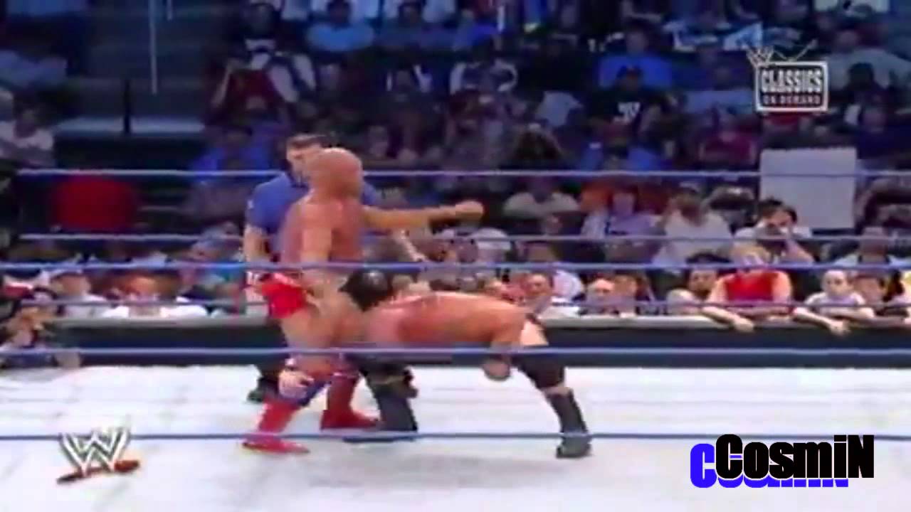 Brock Lesnar vs Kurt Angle Highlights HD - Iron Man Match