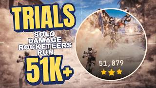 Solo Damage Rocketeers Trials Run 51K+ | ARC Raiders