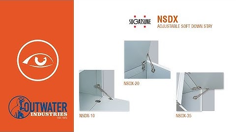 Sugatsune: NSDX Series Adjustable Soft Down Stays