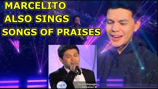 MARCELITO SINGS A SONG OF PRAISE | AASA SA AWA MO, AMA | A SONG OF PRAISE | ROLAN DELFIN | REACTION chords