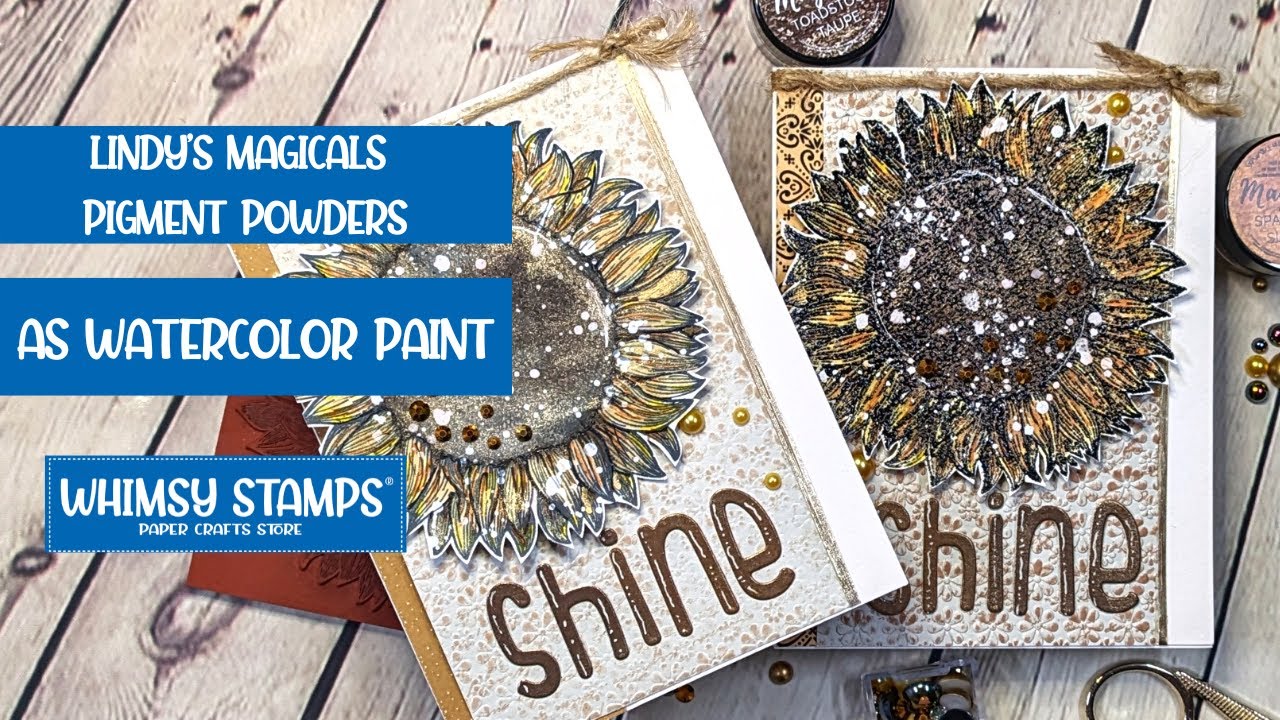 Sunflowers with Magicals as Watercolor Paint - YouTube