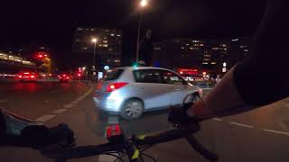 Idiot Drivers #18 Wrong lane plus no regards for cyclists or cars!