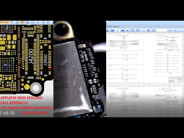 iphone 8 plus rear camera not working, board level repair, Missing