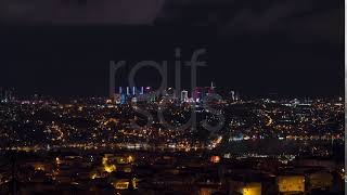 İstanbul Boğazı Night Lapse Istanbul Bosphorus Night Lapse 4K