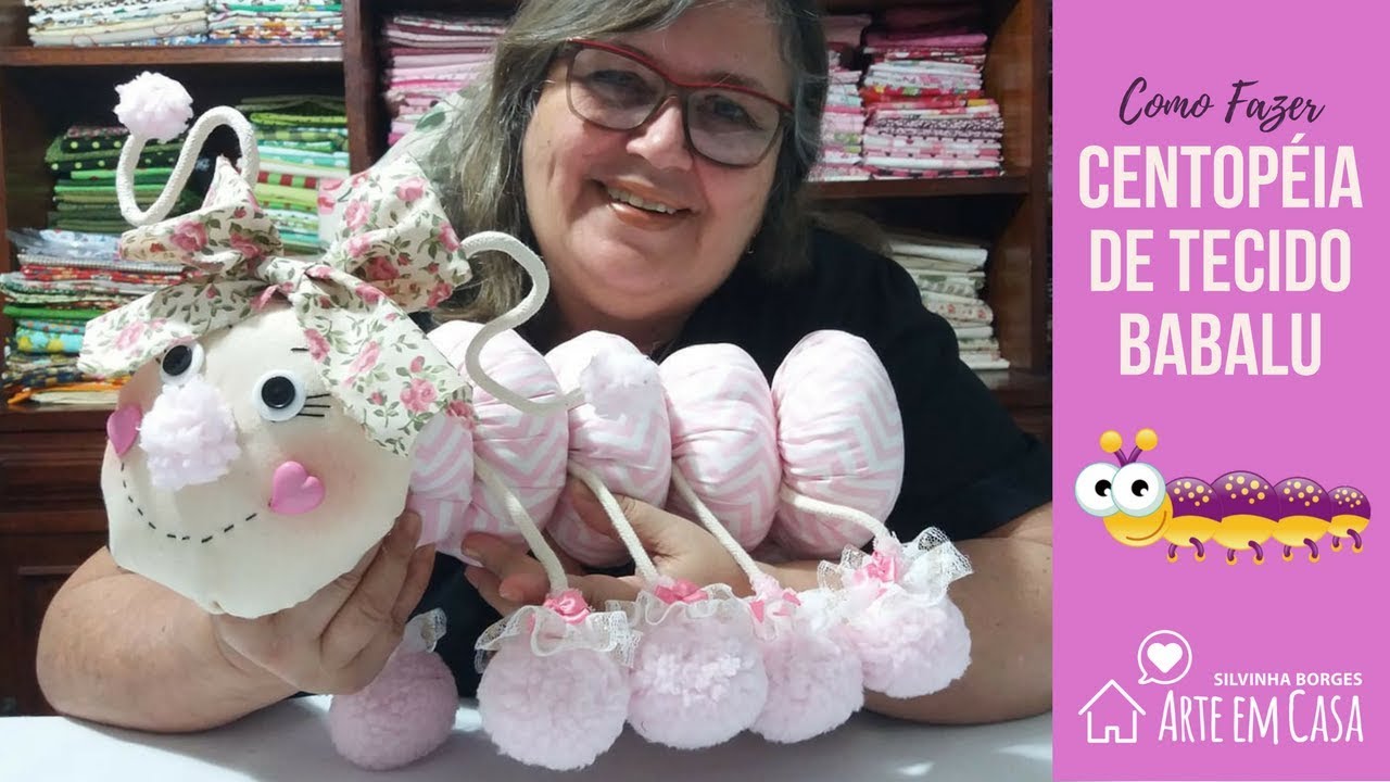 Centopéia Babalu, fofa para quarto de meninas!