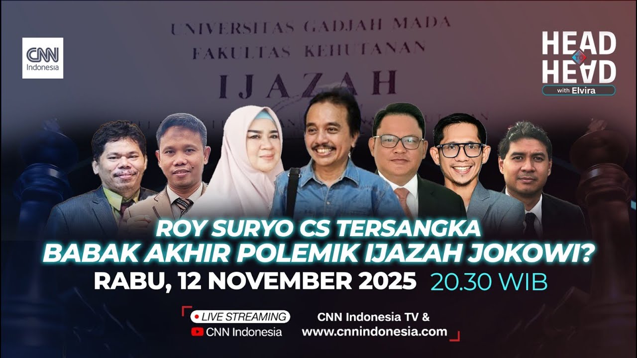 Roy Suryo CS Tersangka, Babak Akhir Polemik Ijazah Jokowi? | Head to Head With Elvira