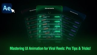 "Mastering UI Animation for Viral Reels in Adobe After Effects