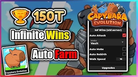 [🧬OP] Capybara Evolution Script - Infinite Wins | Auto Farm
