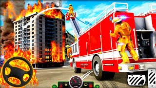 FireFighter Rescue Simulator 3D - 911 Emergency Fire Truck Rescue Simulator Game Play screenshot 4