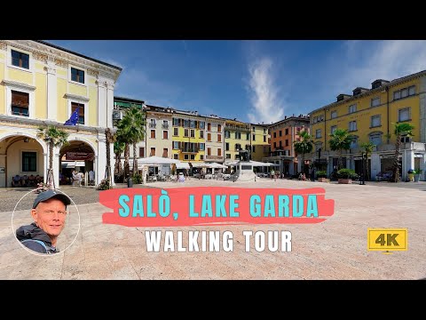 Salò | Gardasee | Lake Garda | Walking Tour | Italien | 🇮🇹 [4K]