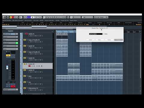 Звуковые дорожки из моно в стерео Как это сделать - Cubase