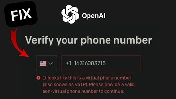 How To Fix "It looks like this is a Premium Phone Number" Error in ChatGPT