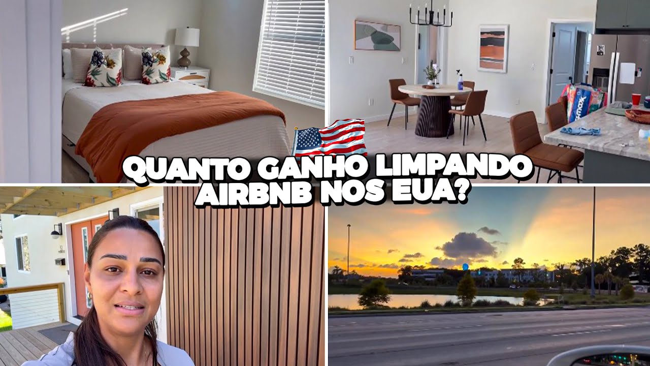 LIMPANDO AIRBNB NOS ESTADOS UNIDOS | ANTES E DEPOIS | QUANTO GANHEI