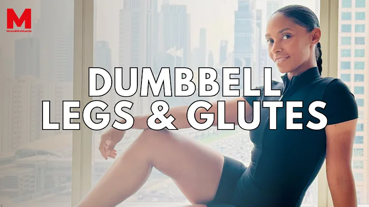 20min LEGS & GLUTES Lower Body Workout | DUMBBELLS 🔥