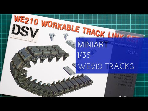 Video: MiniArt 35323 sada pohyblivých pásů WE210 (1/35)