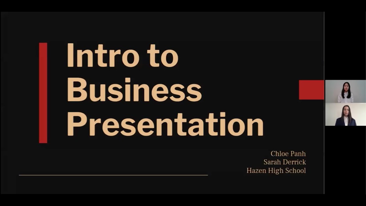 intro to business presentation fbla