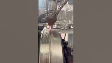 Sharing from our customers, laser cladding processing. #lasercladding