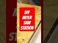 DIY Mobile Miter Saw Station Build