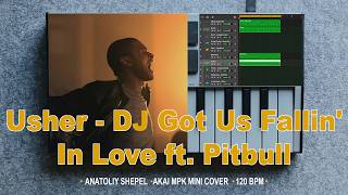 Usher - DJ Got Us Fallin' In Love ft. Pitbull | Akai MPK mini Cover (Logic Version) screenshot 4