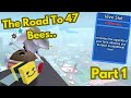 The Road To 47 Bees..(Roblox Bee Swarm Simulator) Part 1