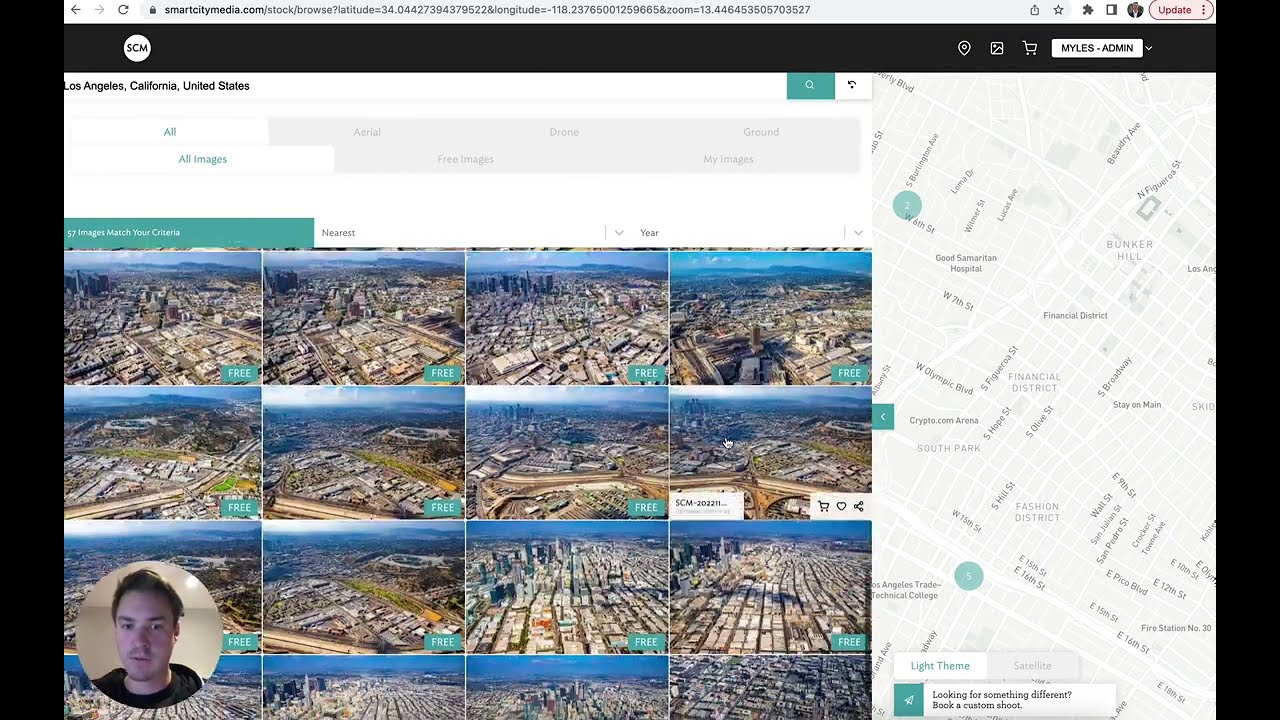 How to download free aerial photos on smartcitymedia.com