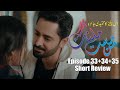 Mann Mast Malang Episode 33 | 34 | 35 Review | Danish Taimoor | Sehar Hashmi | @showvizpakistan11