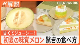 今が旬のメロン　農家に聞いた“見分け方”は「網目」「へこむ」「しっとり」【Nスタ解説】TBS NEWS DIG