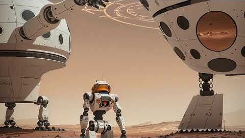 Robots on Mars - AI Video #aigenerated #ai #viral #trending