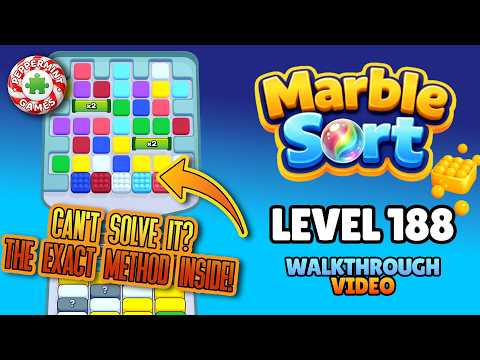 Marble Sort Level 188 Walkthrough & Solution